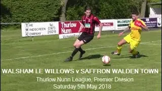 Walsham Le Willows v Saffron Walden Town. Season 2017-18