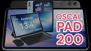Tablet Oscal Pad 200 w super zestawie z wyświetlaczem 13,4