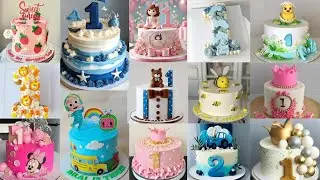😍 Amazing 1st birthday cake ideas for Baby Girl & Boy/Cake Design/1st Birthday Cake ideas/Baby Cake