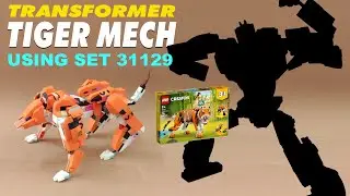 Transformer Tiger, LEGO 31129 alternate built / majestic tiger