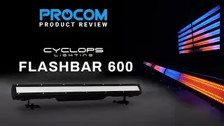 Strobe, Effect and Pixel Mapping LED Bar - FLASHBAR 600 by Cyclops Lighting