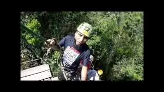 Selvatica Extreme Canopy Zipline - Inverted