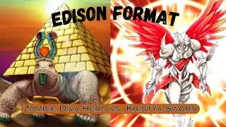 Yu-Gi-Oh! Edison Format | Round 4 Zombie Diva HeroV Kristya-Sworn | The Armoury November 3rd