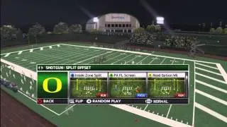 NCAA Football 14 Money Play - Split Offset Mini Scheme - PA WR Screen