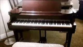 Baby Grand Reproducing Player Piano with iPad playback
