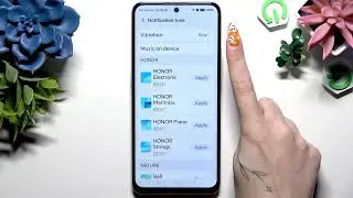 HONOR X7d 5G &mdash; как войти в настройки вибрации и настроить их