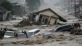 KUNINGAN DITERJANG BANJIR BESAR! Sungai Cikaro Meluap, Cisaat dan Sukadana Terendam Parah