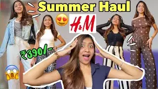 Myntra H&M Summer Haul😍Best Summer finds linen pants,trousers🎀Try on #myntrahaul #hmhaul #haulvideo
