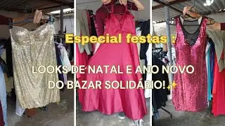 Novidades  no bazar solidário, peças de natal e ano novo ✨️