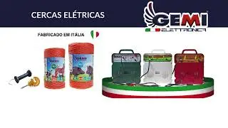 Veda&ccedil;&atilde;o el&eacute;ctrica Gemi: Eletrificadores, Isoladores e Fios para Cercas El&eacute;tricas