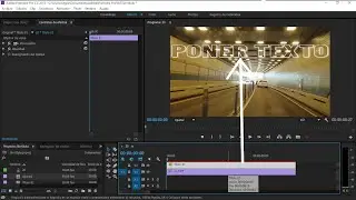 6 Premiere Pro C&oacute;mo a&ntilde;adir texto transparente con efecto fantasma en movimiento