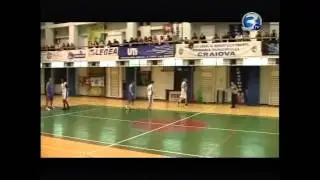 Brock Gillespie: Romania - Craiova vs. Steaua (2011EuroCup)(#15 - White Jersey) Part 1