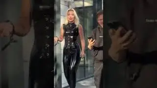Latex girl #fashionvideo #latex #latexstyle #heels #heelswalk #catwoman #leather #hunterboots