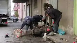 Akcja sprzątania muzeum w Proszowicach