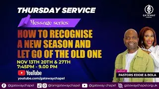 The Season Has Shifted: Walking Into What God Has Ordained  | Pastor Eddie | Thursday Service