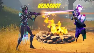 Fortnite: Get Player HEADSHOTS with the Sideways Rifle Cube Queen Challenges