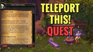 Teleport This! Quest (WoW TBC)