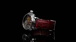 Earnshaw ES-8011-02 Automatic Skeleton Watch - 360 VIEW