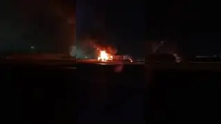 18 wheeler blew up on 290 at 362. Good job Waller county! #tro #waller #fox26 #wallercounty