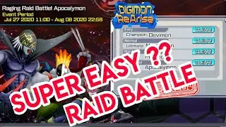 Digimon ReArise Raging Raid Battle Apocalymon