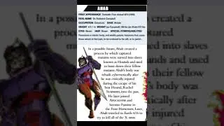 Marvel Encyclopedia(New Edition) - Ahab