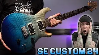 PRS SE Custom 24 &mdash; демонстрация гитары Blue Fade