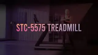 Sparnod Fitness STC-5575 Treadmill: 5 HP Motor, 18-Level Incline, Shock Absorption, 1-22 km/h Speed.