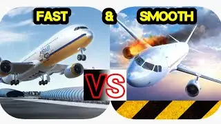Airline Commander: Flight Game ✈ Vs ✈ Extreme Landings (Cockpit View Fast & Smooth Landing) Gameplay