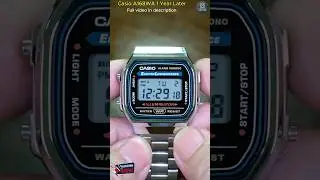 Casio A168WA Retro Digital Watch Review &mdash; 7-Year Battery & Blue Backlight #affordablewatches