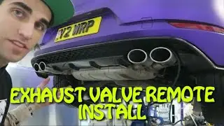 APR Exhaust Valve Remote Install  - Golf R mk7/Audi S3