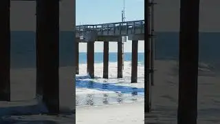 Surf Condition Breaks at the St Augustine Beach Pier.