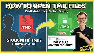 How to Open TMD Files (SoftMaker TextMaker)
