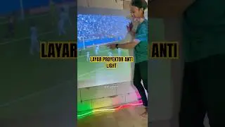 Layar proyektor anti light ambient #proyektor #proyektormini #projector #shortvideo #shorts