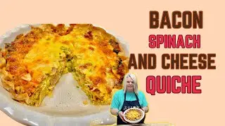 Easy Bacon Spinach and Cheese Quiche Recipe