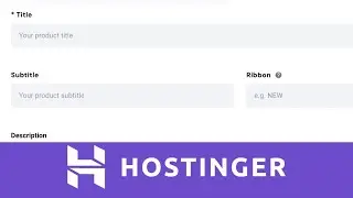 Hostinger Website Builder Tutorial: Add Products To Your Online Store