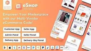 Lets buy php script like amazone with android app eshop flutter