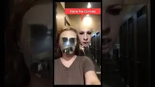 ai face swap filter catches ghosts...? #faceswap #ai #filter #tiktok #funnyvideo