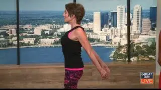 Three-minute Fascia Connective Tissue, Lymphatic workout on Great Day Tampa Bay T-Tapp Tuesday