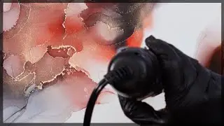Soothing Fluid Art for Relaxation | Abstract Alcohol Ink Painting