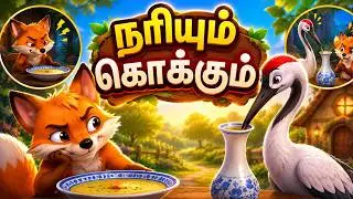 Fox and Crane Story  நரியும் கொக்கும் கதை