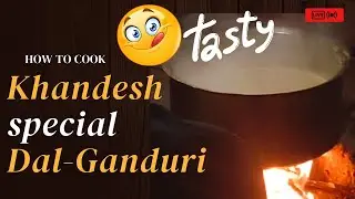 Khandeshi Special Dal Gandori Recipe | दाई गंडोरी | Mehendi & Big Function Dish | 200 People Cooking