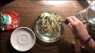 Easy DIY Nail Polish Marbling a Tea Set