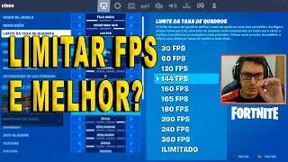 LIMITAR FPS E MELHOR? JOGAR FORTNITE CRAVADO EM 144HZ??? TESTE PR&Aacute;TICO NO FORTNITE ⚡