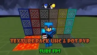 TEXTURE PACK BUILD UHC POT PVP 1.7/1.8/1.9/1.10 SUBE FPS