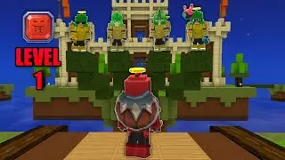 Leeching 1 Vs 4 Pro Bedwars Players [Blockman Go]