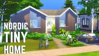 Scandinavian & Modern Tiny Family Home 🌾 | Viewer Request | The Sims 4 Speed Build 💛