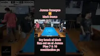 Jerson Cumayas🆚Mark Davao #pool1 #billiards #shortvideo #videoviral #10ball #efrenreyesbestshot