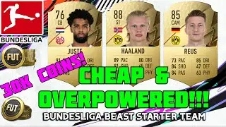 FIFA 22 - CHEAP & OVERPOWERED BUNDESLIGA TEAM! BEST BUNDESLIGA STARTER TEAM! 30K COINS #FIFA22