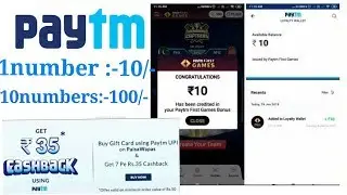 10. Pe 100 Cashback Offer free!! Paytm Unlimited Cash!! Paytm First game!! Paisawapas offer