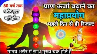Body gets | old till 80 yearswill not happen Mahaprayog to increase Prana energy, results from the